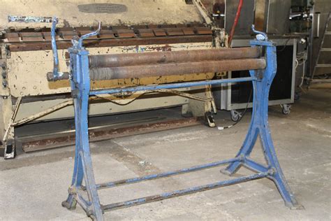 second hand sheet metal rollers|vintage sheet metal roller.